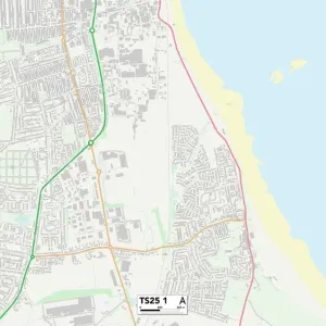 Hartlepool TS25 1 Print Map Sector Guide