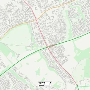 Middlesbrough TS7 9 Print Map Sector