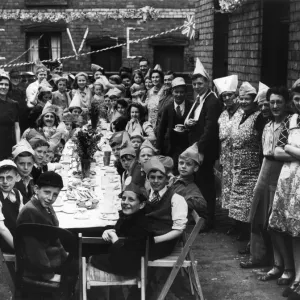 Rosemary Lane, Lincoln Victory Street Party Print
