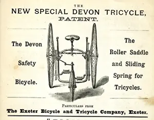 Exeter Impressions: Annonce, Nouveau Tricycle Spécial Devon.