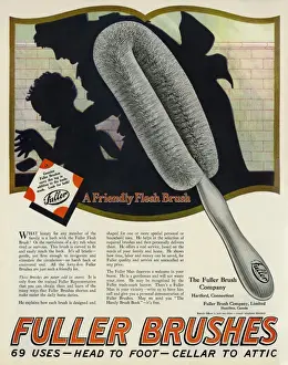Early 20th Century Advertising Posters Impressions: Advertisement using silhouettes