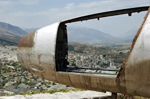 Cold War History Impressions: Albania. Gjirokaster viewed through the cockpit of the Ameri