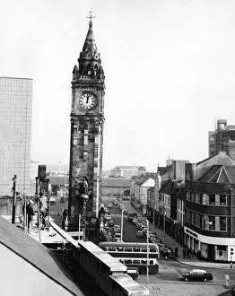 Tour Victoria Impressions: L'horloge d'Albert, Belfast.