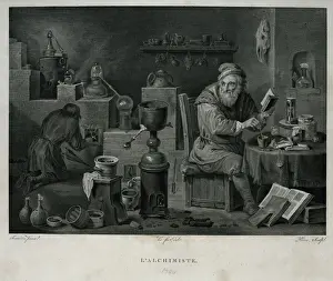 David Teniers The Younger Impressions: Alchemist at work