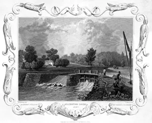 Historic Kent Landmarks Impressions: Allington Locks