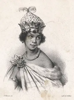 Impressions de Ana de Souzo Ngango Mbande was a reine du XVIIème siècle des royaumes du Ndongo et de la Matamba des peuples mbundus en Afrique occidentale Angola Impressions: Ana Ngola ya Nzinga