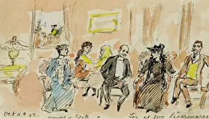 Historical Family Portrait Impressions: Arrival if Edith