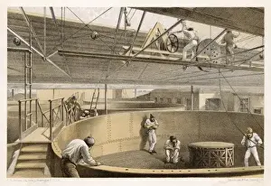 Great Eastern Ship Impressions: Atlantic Cable Coiled