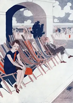 Reginald Higgins Artwork Impressions: Avoiding the Crush by Reginald Higgins