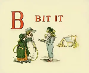 Kate Greenaway Illustrations Impressions: B Bit it