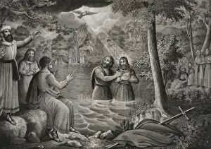 Jesus Baptism Impressions: The baptism of our savior