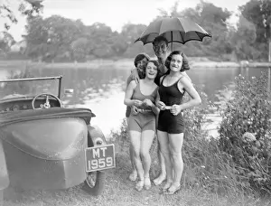 Vintage Bathing Costumes Impressions: Bathing Japes