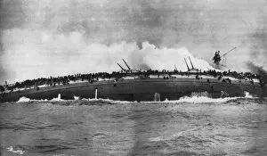 World War I Historical Pictures Impressions: The Blucher sinking