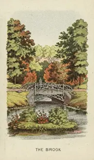 Vintage Bridge Images Impressions: The brook