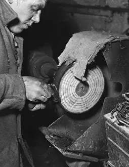 Industrial Worker Impressions: Buffing Handbag Frames