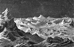 Lunar Surface Features Impressions: Bumpy Lunar Landscape