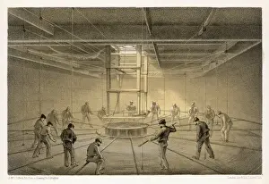 19th Century Sailing Vessels Impressions: Cable Passing Out