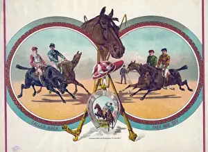 Victorian Era Equestrian Art Impressions: Called back. They are off