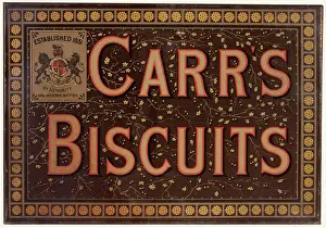 Vintage Advertising Sign Impressions: Carrs Biscuits