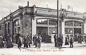 London Underground History Impressions: Central London Railway Twopenny Tube - Shepherds Bush