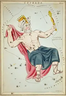 Ancient Astronomy Prints Impressions: Cepheus