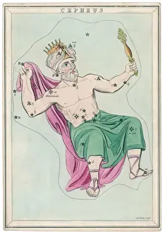 Graphiques En étoile Impressions: Carte du Céphée (Étoile)