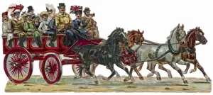 Edwardian Era Transportation Impressions: Charabanc Excursion