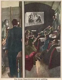 Flying Scotsman Train Impressions: Cinema on Train