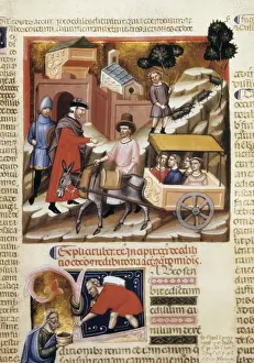 Bolognese School Art Impressions: Codex Iustiniani or Justinian Codex (1350)