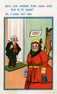 Vintage Comic Illustrations Impressions: Comic Postcard
