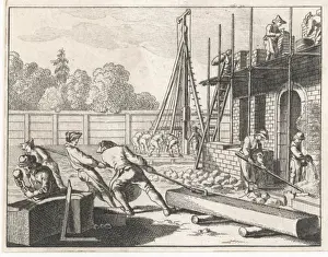 Manual Labor In Construction Impressions: Constructing a House