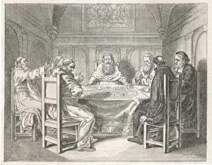 Polish Astronomer Impressions: Copernicus Explains Idea