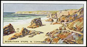 Coastal Walks In Cornwall Impressions: Cornwall / Bedruthan Steps