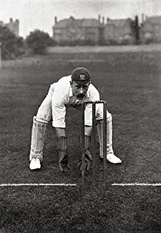 Cricket History Impressions: Cricketer, Butt