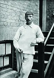 Historical Cricket Players Impressions: Cricketer, Evershed