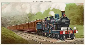 Impressions de Le Cromer Express du Grand Eastern Railways emmène ses passagers dans l'Angleterre de l'est Chemins De Fer Impressions: Le train de Cromer