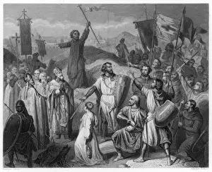 Middle Eastern Conflict Art Impressions: Crusaders Take Jerusalem