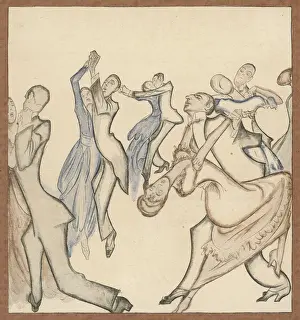 Vintage Dance Photography Impressions: Dancing Tango 1919