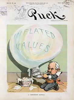 Puck Magazine Illustrations Online Impressions: A dangerous bubble