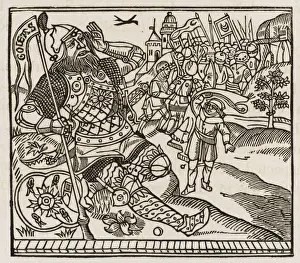 Old Testament Art Prints Impressions: David Downs Goliath