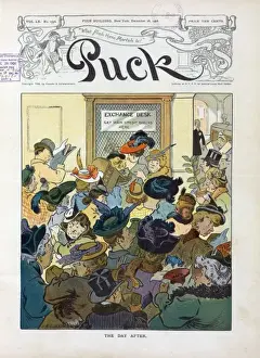 Puck Magazine Illustrations Online Impressions: The day after