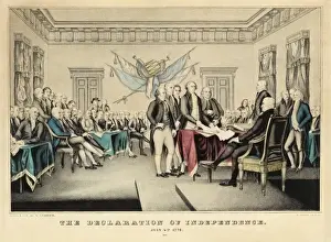 Declaration Of Independence Signing Impressions: The Declaration of Independence