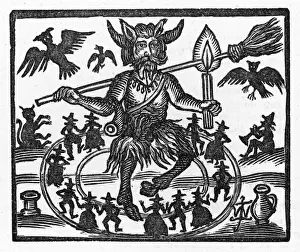 Historical Paranormal Images Impressions: Devil at Sabbat