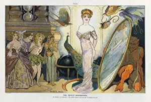 Puck Magazine Illustrations Impressions: The devils masterpiece
