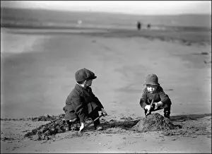 Scène de plage du Dévon