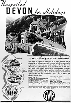 Great Western Railway Advertising Impressions: Devon for holidays