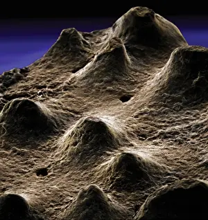 Scanning Electron Microscope Image Impressions: Dinosaur eggshell