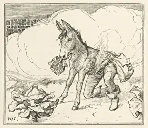 Fantasy Animal Illustrations Impressions: The Donkey Cabbage