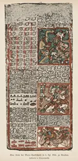 Ancient Mesoamerican Art Impressions: Dresden Codex