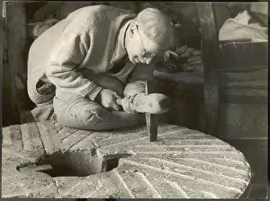 Old Water Mill Impressions: Dressing a Millstone